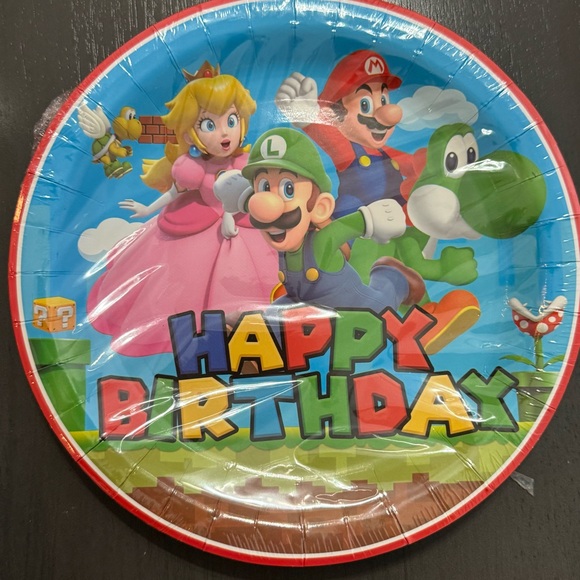 Colorful Mario Party Tableware Set - Picture 6 of 10